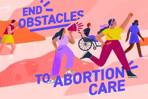Illustration "End obstacles to abortion care"