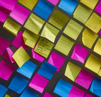 Post-its in Irish abortion referendum
