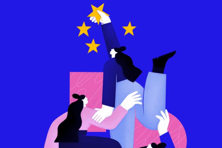 Image EU let's build back together