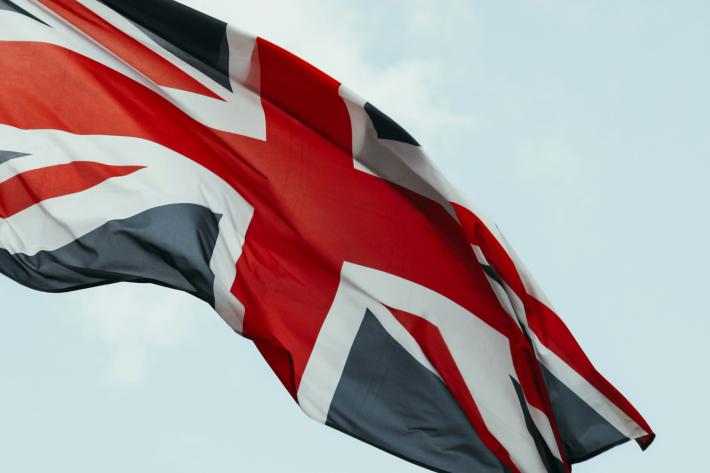 Photo of UK flag