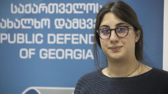 Ana Iluridze, Head of Gender Equality at the Public Defender’s Office. 