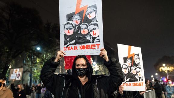 Poland abortion protest