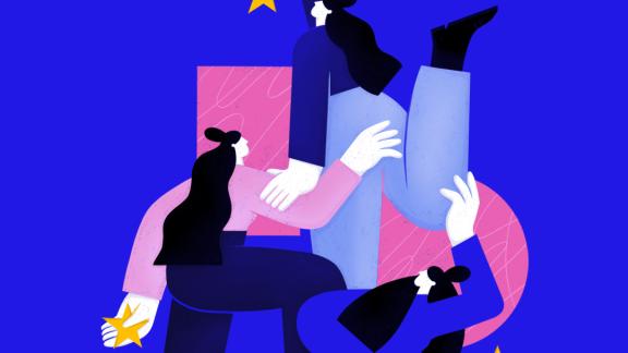 Image EU let's build back together